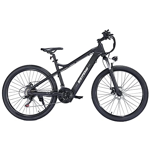 Mountain bike elettriches : Bicicletta Elettrica da Uomo E-Bike con Pedalata Assistita, Batteria Rimovibile al Litio 36V 7.5Ah, Shimano 21-velocità, Ruote Kenda 26