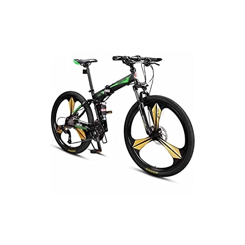 Mountain Bike pieghevoles : IEASEzxc Bicycle Mountain bike pieghevole velocità variabile a velocità trasversale doppia ammortizzatore ammortizzatore morbido coda da corsa bicicletta (Color : Rouge)