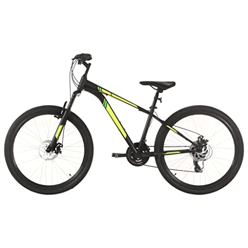 Fat Tyre Mountain Bike : Cycling - Outdoor Recreation -Mountain Bike 21 Speed 27.5 inch Wheel 38 cm Black