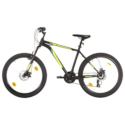 Fat Tyre Mountain Bike : LIFTRR Sporting Goods -Mountain Bike 21 Speed 27.5 inch Wheel 42 cm Black-Outdoor Recreation