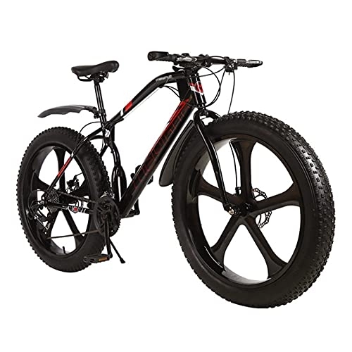 Fat Tyre Mountain Bike : LiRuiPengBJ Children's bicycle Speed Shifting Road Bike ​​Adults, Dual Disc Brake Road Bicycle 26 Inch Mountain Bike City Bicycle for Men and Women (Color : Style1, Size : 26inch21 speed)