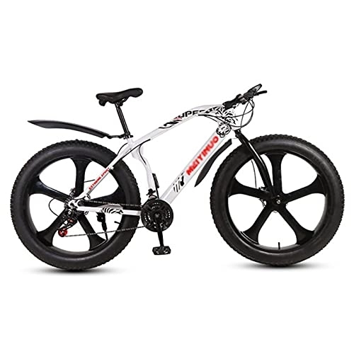 Fat Tyre Mountain Bike : LiRuiPengBJ Children's bicycle Speed Shifting Road Bike ​​Adults, Dual Disc Brake Road Bicycle 26 Inch Mountain Bike City Bicycle for Men and Women (Color : Style2, Size : 26inch21 speed)