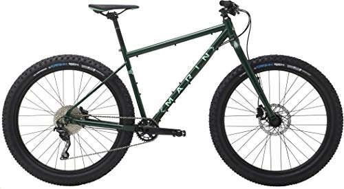 Fat Tyre Mountain Bike : Marin Pine Mountain MTB Hardtail green Frame Size S | 38, 1cm 2019 hardtail bike