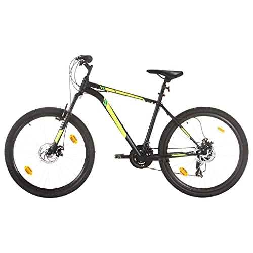 Fat Tyre Mountain Bike : Sporting Goods, Outdoor Recreation, Cycling, Bicycles, Mountain Bike 21 Speed 27.5 inch Wheel 50 cm Black