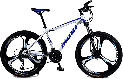 Mountain Bike : JZTOL 24 / 26 Inch Mountain Bike 21 / 24 / 27 Speed Dual Disc Brake Full Suspension Outdoor Bicycle Adult Men And Women (Color : D~26 Inch, Size : 24 speed)