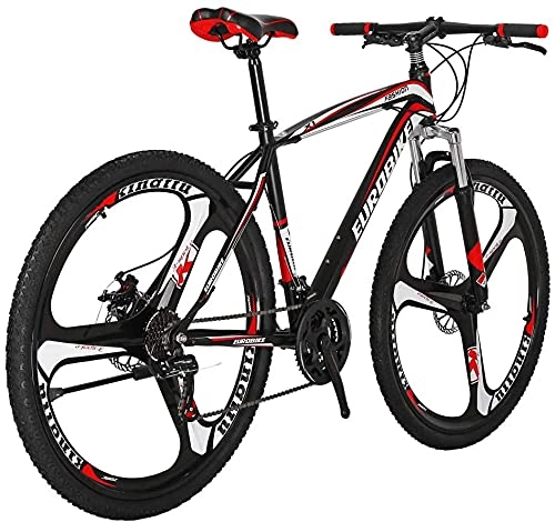 Mountain Bike : JZTOL Mountain Bikes HYX1 27.5 Inches 3 Spoke Wheels 21 Speed Mountain Bicycle Dual Disc Brake Bicycle
