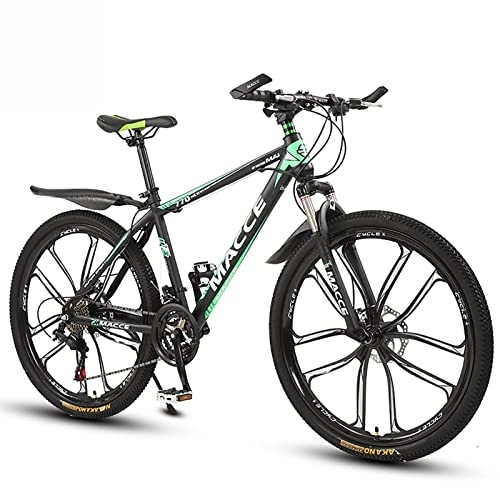 Mountain Bike : PhuNkz Professional Mountain Bike for Women / Men 26 inch Mtb Bicycles 21 / 24 / 27 Speeds Lightweight Carbon Steel Frame Front Suspension / M / 21 Speed