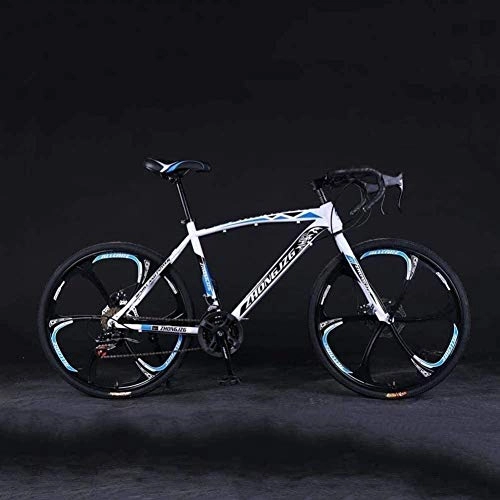 Mountain Bike : Smisoeq Hard tail mountain bike road bike car, bike 26 inches of carbon steel adults vehicles, 21 / 24 / 27 / 30 high-speed car color (Color : A, Size : 24 speed)
