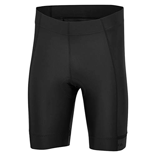 Mountain Bike Short : Altura Progel Plus Mens Lycra Cycling Shorts - Black, Large / Male Bike Wear Padded Chamois Gel Pad Protective Pant Road Mountain Cycle Tour Gym Leg Saddle Sore Pain Relief Commute Tight Waist Clothes
