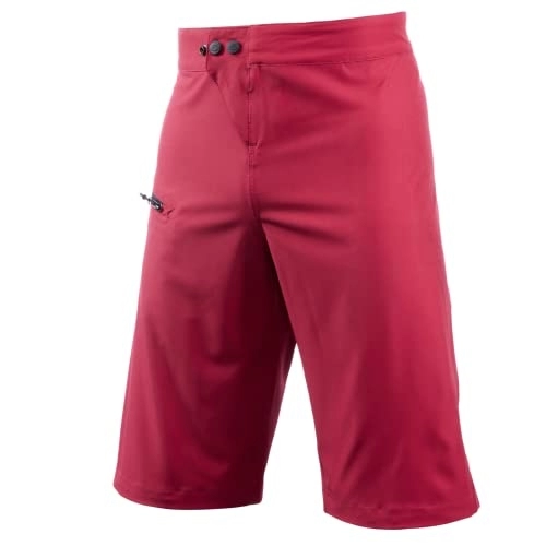 Mountain Bike Short : O'Neal | Mountain Bike Shorts | MTB Mountain Bike DH Downhill FR Freeride | Breathable, Laser-Cut Air Intakes, Active Cut | Pin It Shorts V.22 | Adult | Red | Size 32 / 48