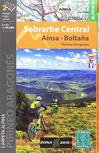 Libri di mountain bike : Sobrarbe Central Ainsa - Boltana MTB+hiking map