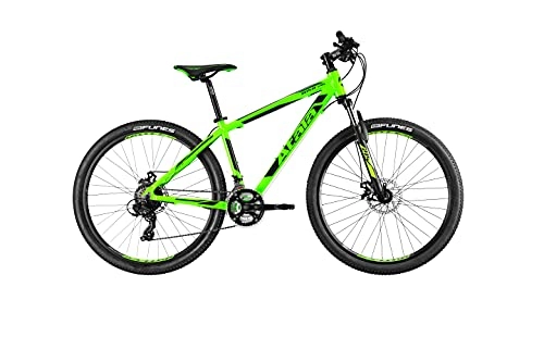 Vélo de montagnes : Atala Vélo VTT Replay STEF 21 V MD 27, 5" Vert Néon – Noir M 18" (jusqu'à 175 cm)