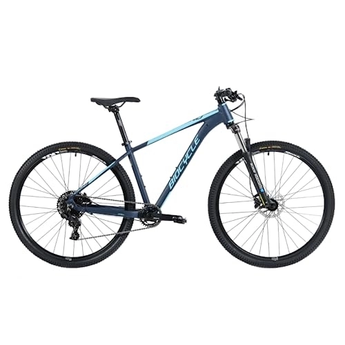 Vélo de montagnes : Biocycle Crono - Velo Tout Terrain | Fabriqué en Aluminium - Velo VTT à 11 Vitesses | Freins à Disque Hydrauliques | Roue 29'' | Taille M (Bleu, S)