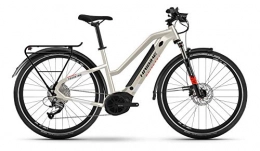 Winora Mountain bike elettriches Haibike Trekking 4 500 Wh Yamaha Bicicletta elettrica 2022 (27, 5" LowStandover M / 48 cm, Desert / White (LowStandover))