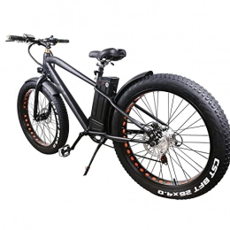 HMEI Mountain bike elettriches HMEI Bici elettriche da Montagna per Adulti Uomini 1000w Bici elettrica da Neve 48v 17ah Bicicletta elettrica 26 Pollici 4.0 Fat Tire E Bike (Colore : Nero)