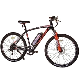 Swifty  Swifty AT650, Mountain Bike with Battery on Frame Unisex-Adult, Nero / Arancione, Taglia Unica
