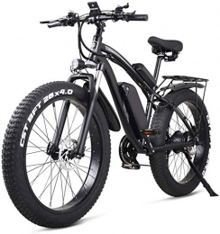 ZJZ Mountain bike elettriches ZJZ Bicicletta elettrica da 26 Pollici Mountain E-Bike 21 velocità 48v Batteria al Litio 4.0 Fuoristrada 1000w Sedile Posteriore Bicicletta elettrica da Montagna per Adulti, Blu