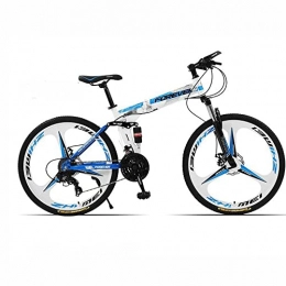 Bike pieghevole in lega di montagna a 24 velocità in lega di alluminio cornice hard ammortizzatore ammortizzatore biciclette doppie freni a disco bicicletta maschio e femmina a velocità variabile