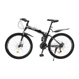 DGSYCC Mountain Bike pieghevoles DGSYCC Premium Mountain Bike – Bicicletta da 26 pollici per ragazze, ragazzi e donne, cambio a 21 marce, pieghevole