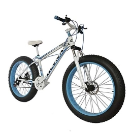 CHHD Fat Tyre Mountain Bike CHHD Fat Bike 26 Wheel Size And Men Gender Fat Bicycle From Snow Bike, Fashion Mtb 21 Speed Full Suspension Steel Double Disc Brake Mountain Bike Mtb Bicycle, A6