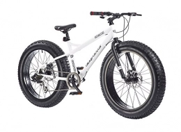 Coyote Fat Tyre Mountain Bike Coyote Unisex's Fatman All Terrain Bike-White, 16-Inch