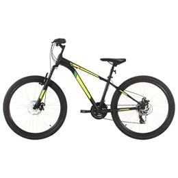 ZesenArt Fat Tyre Mountain Bike Cycling - Outdoor Recreation -Mountain Bike 21 Speed 27.5 inch Wheel 38 cm Black