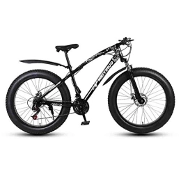 GAOTTINGSD Fat Tyre Mountain Bike GAOTTINGSD Adult Mountain Bike Bicycle MTB Adult Beach Bike Snowmobile Bicycles Mountain Bikes For Men And Women 26IN Wheels Double Disc Brake (Color : Black, Size : 27 speed)