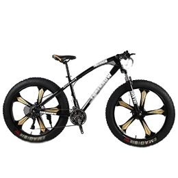 Kays Fat Tyre Mountain Bike Kays 26" Wheel Size Mountain Bike For Adult 21 / 24 / 27 Speeds Dual Suspension Man And Woman Bicycle(Size:27 Speed, Color:Black)