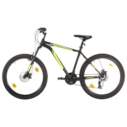 LIFTRR Fat Tyre Mountain Bike LIFTRR Sporting Goods -Mountain Bike 21 Speed 27.5 inch Wheel 42 cm Black-Outdoor Recreation