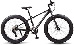 lqgpsx Fat Tyre Mountain Bike lqgpsx Mountain Bike, Road Bikes Bicycles Full Aluminium Bicycle 26 Snow Fat Tire 24 Speed Mtb Disc Brakes, for Urban Environment and Commuting To and From Get Off Work