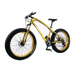 FMOPQ Fat Tyre Mountain Bike Specialized Mountain Bike 4.0 Fat Tire Mountain Bike Outroad Mountain Bike 26 Inch Wheel High Carbon Steel Frame Bold Fork for Off-Road Fitness Outing (21 Speed 26 inch)