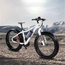 YAUUYA Electric Bike 26-inch Fat Tire Mountain Bike With Comfortable Seats, Explosion-proof Snow Tires, Carbon Fiber Ultra-light Body, 150km Battery Life, 4.2-inch LCD Display, 9-speed