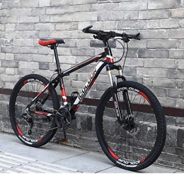 JF-XUAN Mountain Bike JF-XUAN 26" 24Speed Mountain Bike for Adult, Lightweight Aluminum Full Suspension Frame, Suspension Fork, Disc Brake (Color : C1, Size : 27Speed)