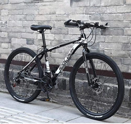 JF-XUAN Mountain Bike JF-XUAN 26" Mountain Bike for Adult, Lightweight Aluminum Frame, Front And Rear Disc Brakes, Twist Shifters Through 21 Speeds (Color : D, Size : 24Speed)