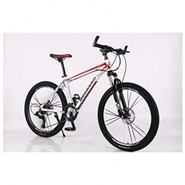 JF-XUAN Bike JF-XUAN Outdoor sports Moutain Bike Bicycle 27 / 30 Speeds MTB 26 Inches Wheels Fork Suspension Bike with Dual Oil Brakes (Color : White, Size : 27 Speed)