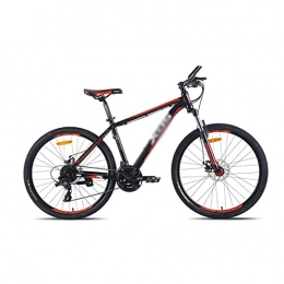 LZZB Mountain Bike LZZB 24 Speed Mountain Bike 26 inch Mountain Bicycle for Adults Mens Womens Aluminum Alloy Frame with Mechanical Disc Brake / BlackRed
