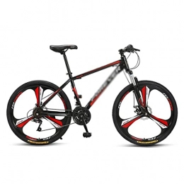 LZZB Mountain Bike LZZB 26 inch Mountain Bikes 24 / 27 Speed Suspension Fork MTB High-Tensile Carbon Steel Frame Mountain Bicycle with Dual Disc Brake for Men and Women / Red / 27 Speed