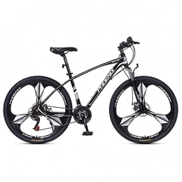 LZZB Mountain Bike LZZB 27.5 Wheels Mountain Bike Daul Disc Brakes 24 / 27 Speed Mens Bicycle Front Suspension MTB Suitable for Men and Women Cycling Enthusiasts / Black / 24 Speed
