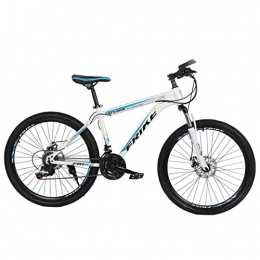 LZZB Mountain Bike LZZB Adults Mountain Bike 26" Wheels with Carbon Steel Frame Daul Disc Brakes Lock-Out Suspension Fork Mountain Bicycle Suitable for Men and Women Cycling Enthusiasts(Size:21 Speed) / 24 Speed