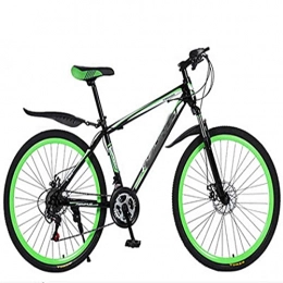WXXMZY Mountain Bike WXXMZY Aluminum Alloy Bicycles, Carbon Fiber Male And Female Bicycles, Dual Disc Brakes, Ultra-light Integrated Mountain Bikes (Color : E, Inches : 24 inches)