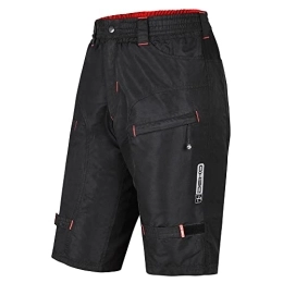 DEKO Mountain Bike Short DEKO Cycling Apparel The Single Tracker - Mountain Bike Cargo Shorts with Secure Pockets, Baggy Fit, and Dry-Fast Wicking (as8, Waist, m, Regular, Regular, Without Padded Undershort, L, Loose)