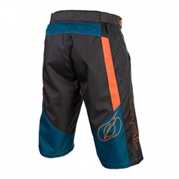O'Neal Mountain Bike Short O'NEAL | Mountainbike-Pants | MTB Mountain Bike DH Downhill FR Freeride | Durable mesh material, stretch inserts | Element FR Shorts Hybrid | Adult | Petrol Orange | Size 30