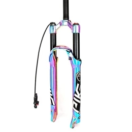LHHL Forcelle per mountain bike LHHL Forcella Ammortizzatore for Bicicletta 29 Pollici Forcella for Bicicletta MTB Escursione di 100mm Mountain Bike Sospensione Air Front Bith Fork 1-1 / 8 QR 9m