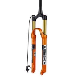 LHHL Forcelle per mountain bike LHHL Mountain Bike Forcelle Anteriori 26 27.5 29 MTB Forcella Forcella Anteriore Forcella in Alluminio 120mm 28.6mm Tubo Dritto / Tubo Conico QR 9mm (Color : Tapered Remote, Size : 29)