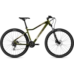 Ghost Vélo de montagnes Ghost Lanao Essential 27.5R AL W Vélo de montagne pour femme Vert olive / gris Taille M / 44 cm