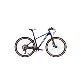 LANAZU Vélo de montagnes LANAZU VTT Tout-Terrain en Fiber de Carbone, vélo de mobilité de 29 Pouces, adapté aux Voyages