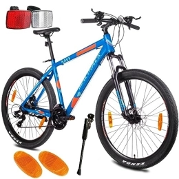 MalTrack Vélo de montagnes Maltrack VTT 27, 5", 21 vitesses, Shimano, disques de frein, jeu de réflecteurs, à partir de 140 cm, bleu