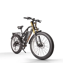 cysum vélo cysum M900 Vélo électrique pour Adulte 26" 4.0 Fat Reifen Offroad E-Bike 48V 17AH E-Mountainbike (Blanche)
