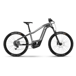 HAIBIKE Vélos de montagne électriques HAIBIKE AllTrack 9 27, 5" 120 mm 12 V 750 Wh Bosch Performance CX Gris Taille S 2023 (eMTB Hardtail)