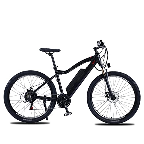 Mountain bike elettriches : Bici elettrica da 500 W 27, 5 '' Mountain Bike elettrica per Adulti, Bici elettrica da 48 V con Batteria Rimovibile da 10 Ah, Cambio Professionale 21 / velocità